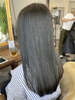モワ 仙台(Mois)&nbsp;縮毛矯正×オリーブグレー 髪質改善/縮毛矯正/10代20代30代/仙台
