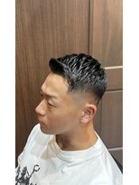 バーバーショップ スバル(BARBERSHOP SUBARU)&nbsp;＜理容室＞＜バーバー＞アイロンフェザーアップ