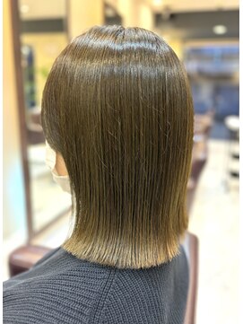 ルセ イノベーション 白岡本店(Ruse innovation) 【11月】切りっぱなし×オリーブベージュ