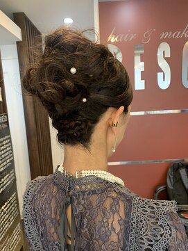 ヘアーアンドメイク ベソ(hair&make BESO) アップ