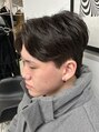 ラヴィズムバイフィフス(LUVISM by fifth) ダウンパーマで作る韓国系センターパート《ジェントルショート》