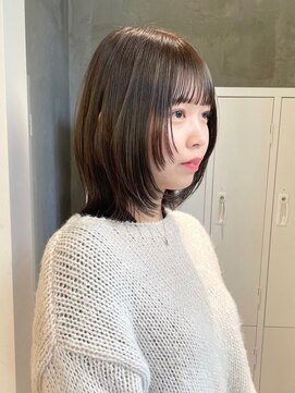 オーレン 横浜(oren) 顔周りレイヤーカット/イメチェンヘアスタイル/ワイドバング