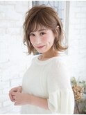 ハイトーンウェーブミディ