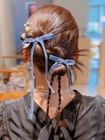 フォーエス(4S)&nbsp;カチモリヘア　～結婚式お呼ばれヘアアレンジ～