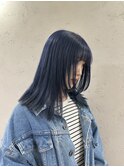 ダブルカラーネイビーカラー【上野】