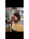 成人式エビフライアレンジ