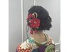 【卒業式】袴着付け+ヘアセット ￥10500