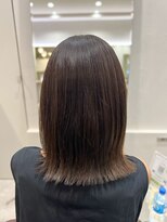 シュク 高円寺(SYUK)&nbsp;くびれボブ/ミディアム/オリーブベージュ【SYUK高円寺】kanna