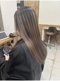 ケアブリーチ　バレイヤージュカラー