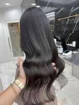 ラピス 渋谷本店(Lapis) グレーブラック/ブリーチなし/ブルーブラック/髪質改善/韓国風