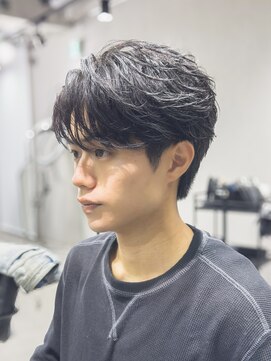 テクト バイアッシュ 吉祥寺店(Tect by Ash) フェザーパーマセンターパート毛流れパーマニュアンスパーマ