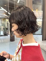 ミィ 表参道(mee.)&nbsp;似合わせカット ボブパーマ パーマ ミニボブ 切りっぱなしボブ