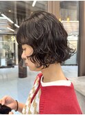 似合わせカット ボブパーマ パーマ ミニボブ 切りっぱなしボブ