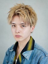 アルバム 銀座(ALBUM GINZA)&nbsp;サーフカールフェザーパーマ刈り上げセンターパート_F31030