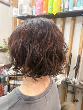ビューティーガレージ カワゴエ(Beauty Garage Kawagoe) ボブパーマヘア