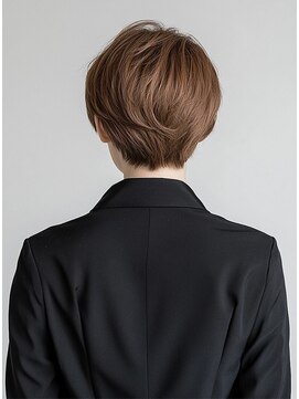 ドアーズ(Door's) 30代40代ショート白髪染めグレイカラーボブ艶栄名駅伏見丸の内