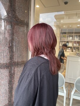 ヘアアンドメイク ニューヨーク ニューヨーク 長岡天神店(Hair&Make NYNY) くらげレイヤー×パープルピンク
