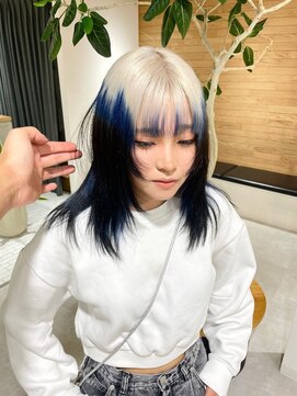 フリーク(FLEEK) ルーツカラー ブロンド ブリーチ3回