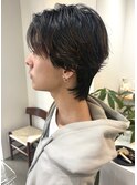 緩めパーマ