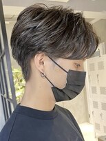 エリマ 横浜西口(elima)&nbsp;横浜メンズカットフェザーパーマニュアンスパーマセンターパート