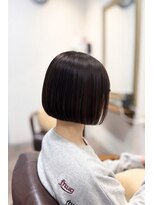 ヘアー グリーン(hair green)&nbsp;まとまり重視大人丸みボブ艶感美シルエット上品ナチュラル感