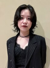 【倉田真希】グランジウルフ×ニュアンスパーマ