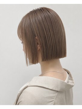 ヴェイン 渋谷(vain) 切りっぱなしボブ×まろやかベージュ