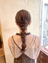チップタップ 目白店(tip top) あみおろし/編み下ろし/編み下ろしロング/ヘアアレンジ