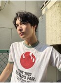 韓国風コンマヘア/ラフパーマ骨格矯正カット