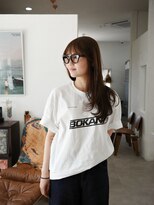 ニュイ(NUIT) ロングレイヤーカット髪質改善トリートメントハイライト