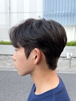 ディライト(Delight)&nbsp;センターパートニュアンスフェザーパーマダウンパーマ韓国ヘア
