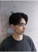 毛流れセンターパート