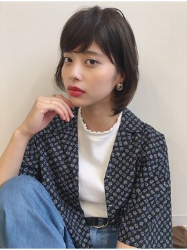 サンド 銀座(sand) 似合わせカットアシメブルージュヴェールウェーブショート