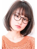 モニカ 西宮北口(Monica)&nbsp;大人かわいい伸ばしかけグレージュナチュラルボブ