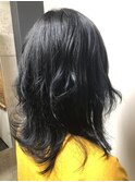 ブルーブラック レイヤー スタイル