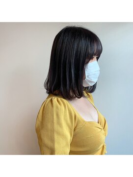 ツイギー 宮西店(TWiGGY) ワンカールボブでガーリーに