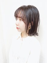 ナツヤ(NATSUYA)&nbsp;面長さんにおすすめひし形レイヤーボブ