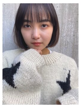 エムスラッシュ 表参道(M.SLASH) 表参道/シースルーバング/バレイヤージュ/透け感/ミニボブh