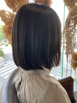 シェリ ヘアーアンドメイク(Cherie hair&make) ツヤのあるミディアムボブスタイル