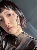 ペールピンク×イヤリングカラー×ミニボブ【本多身和子】