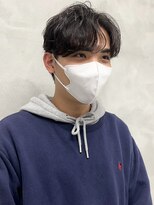 ウクラ バイ レシッド 池袋(uchla by rcid) アップバング毛流れニュアンスパーマ/サイドパート/カルマパーマ