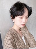 ラフパーマ_ショコラアッシュヘルシースタイル_28885