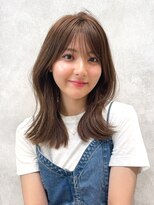 メゾンドイギー(MAISON de IGGY)&nbsp;前髪/マチルダボブ/ピンクベージュ/インナーグレージュ