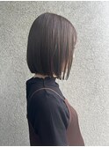 ぱつっとしすぎないぱつっとボブ!/アースカラー