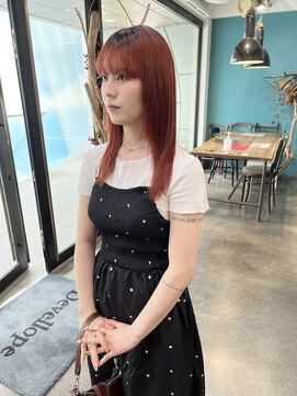 デヴェロペ(Devellope.) 【Devellope.】千葉担当　ブリーチ　オレンジカラー　暖色