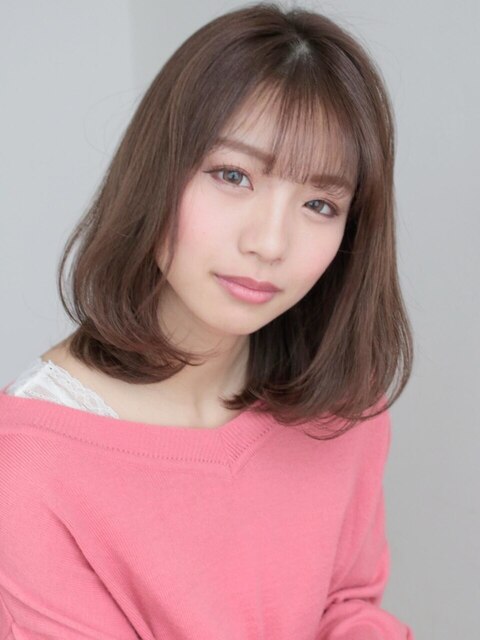 《Agu hair》飾らないニュアンシーなナチュミディ