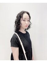 モリオフロムロンドン 松戸店(Morio from London)&nbsp;【松戸 藤原】ミディアム黒髪ウェーブ大人かわいい