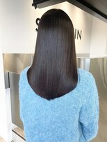 サロウィン 池袋(SALOWIN)&nbsp;美髪縮毛矯正 × ブリーチなしダークグレージュ #084