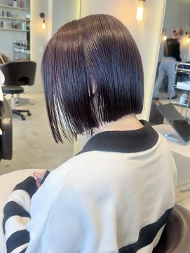 ケリーアン 太田(kelly.un) タッセルボブ / バイオレットブラウン / 切りっぱなし / おおた