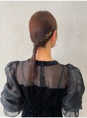 金箔ヘアセット